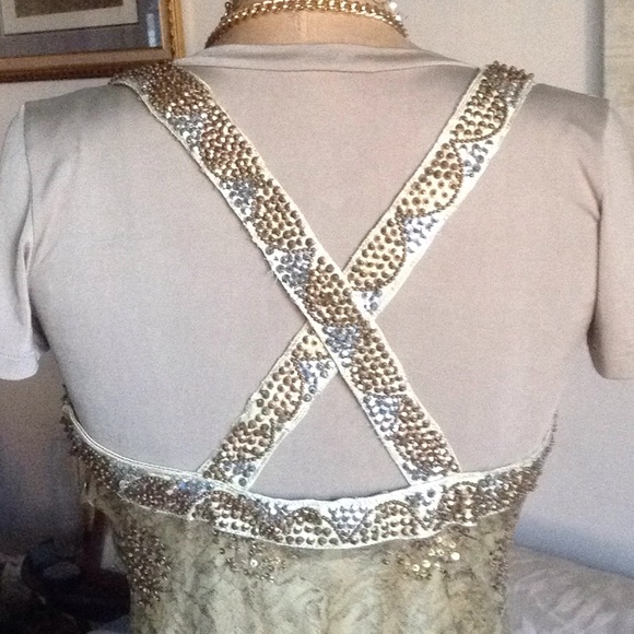 Silk print Cocktail dress - Picture 4 of 5